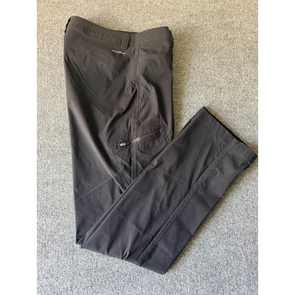 Eddie Bauer first ascent black cargo hiking women's pants size 10